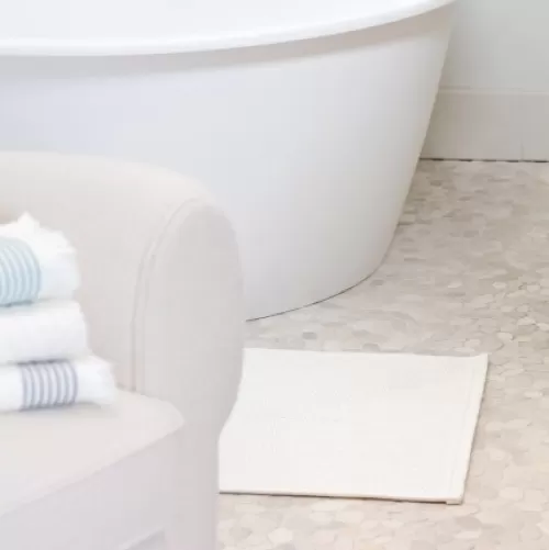 Jean-Vier Bath Mat^Bath Mat White