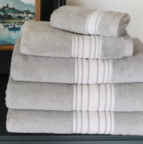 Jean-Vier Bath Towel^Bath Towel Grey