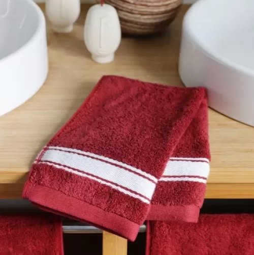 Jean-Vier Bath Towel^Bath Towel Red