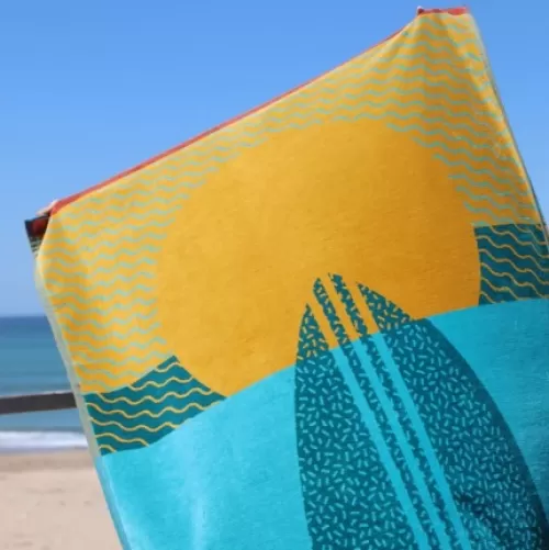 Jean-Vier Beach Towel^Beach Towel Blue