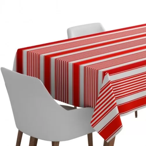 Jean-Vier Coated Tablecloth^Coated Tablecloth Red