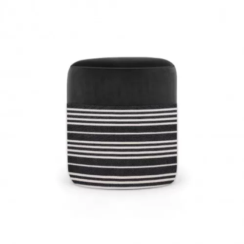 Jean-Vier Pouffe & Ottoman^Pouffe & Ottoman Black