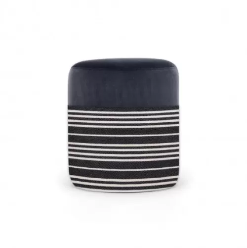 Jean-Vier Pouffe & Ottoman^Pouffe & Ottoman Blue