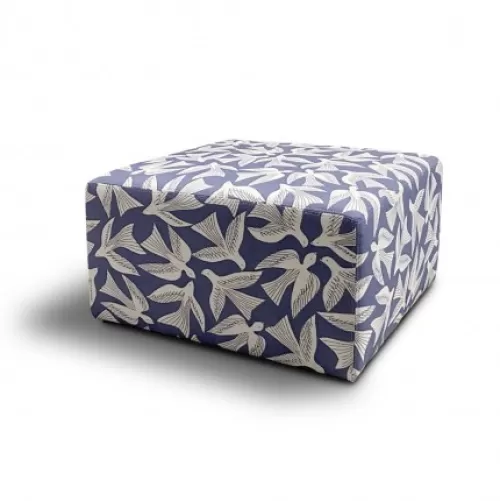 Jean-Vier Pouffe & Ottoman^Pouffe & Ottoman Blue