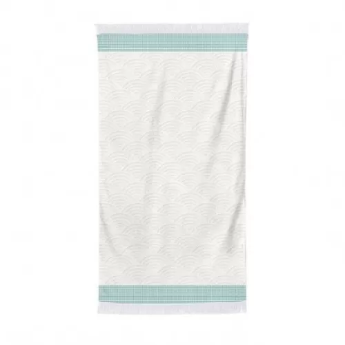 Jean-Vier Shower Towel^Shower Towel Blue