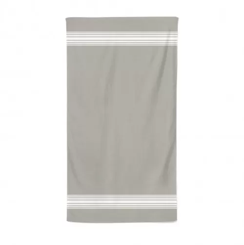 Jean-Vier Shower Towel^Shower Towel Grey