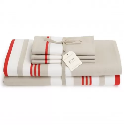 Jean-Vier Table Runner^Table Runner Red