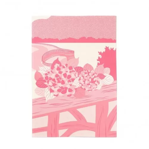 Jean-Vier Tea Towel^Tea Towel Pink