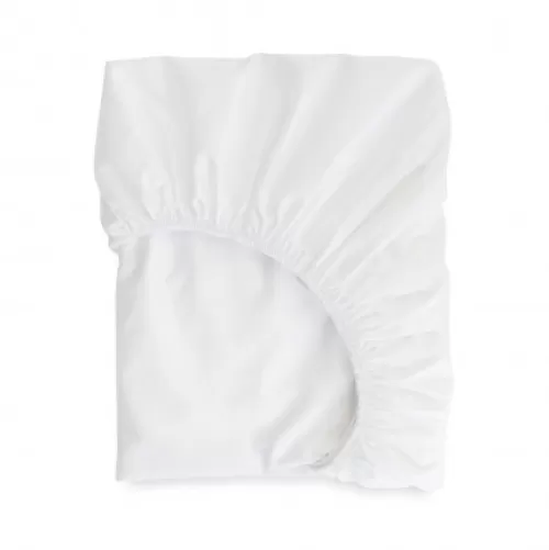 Jean-Vier Fitted Sheet^White Cotton Sateen Fitted Sheet